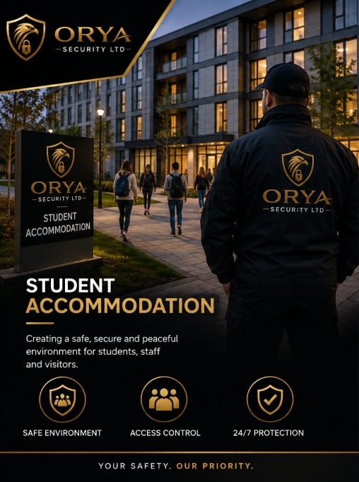 Student Accommodation Security - ORYA Security Ltd